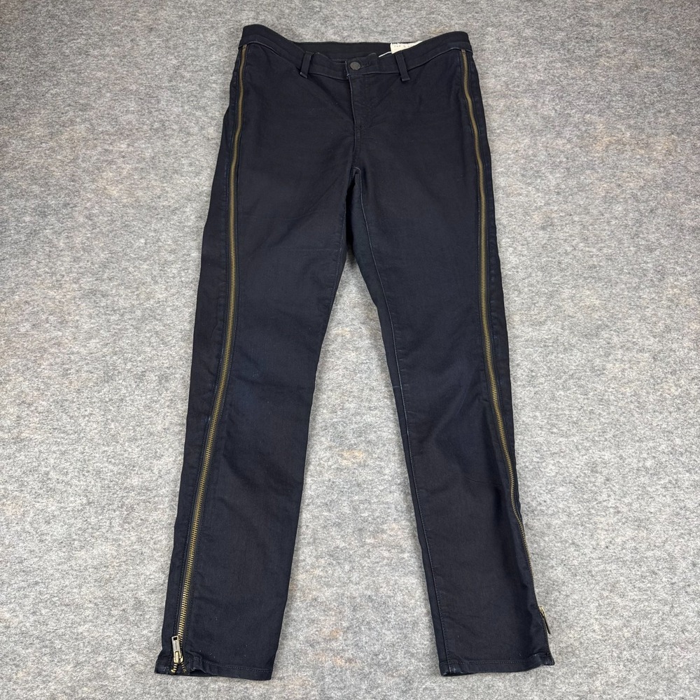 Rag & Bone Zipper Side Zip Skinny Jeans W18621382 Midnight Blue Womens‎ 29